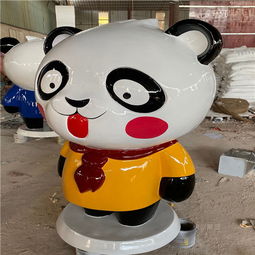 玻璃鋼卡通雕塑 市場新寵與制作工藝解析